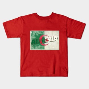 Algeria Vintage style retro souvenir Kids T-Shirt